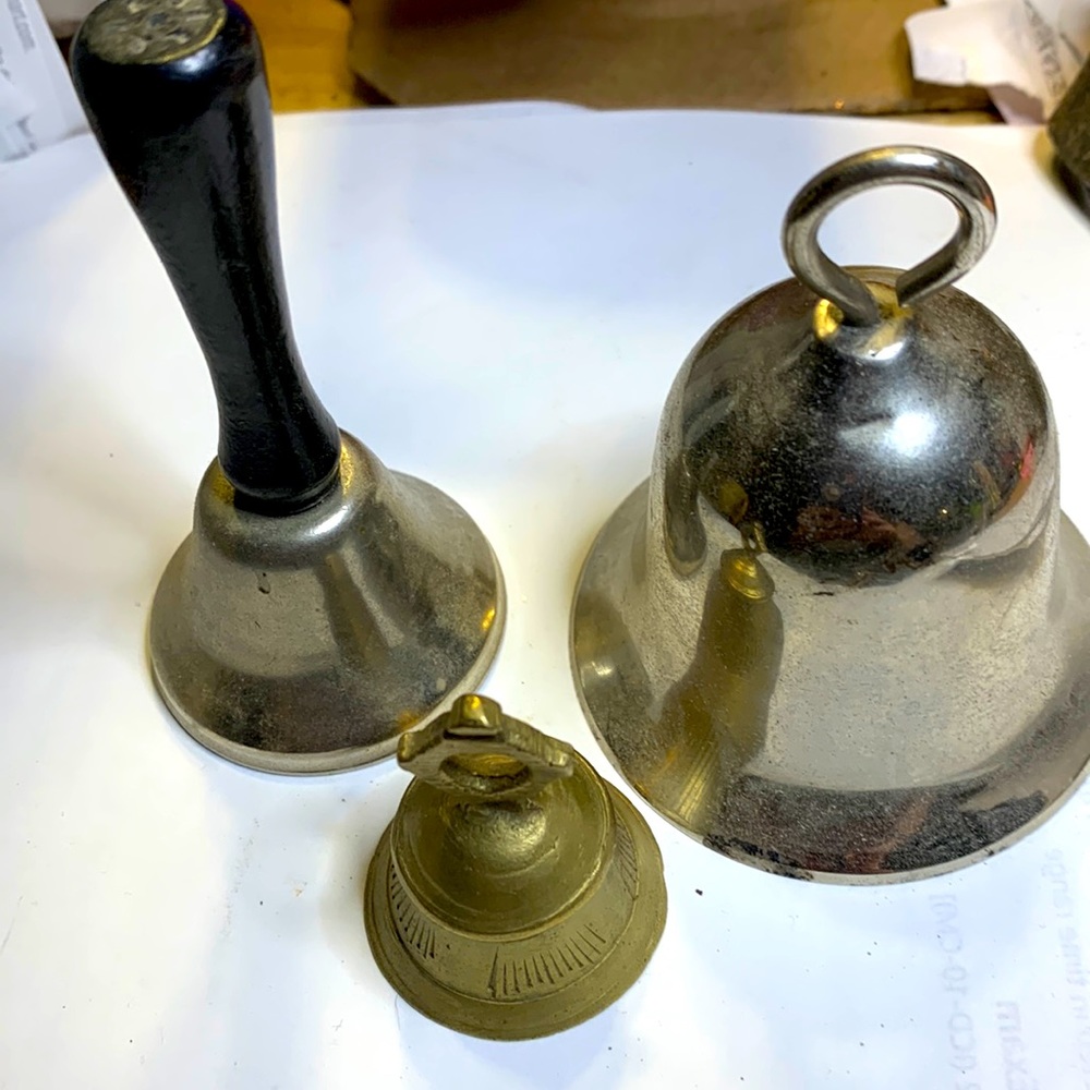 Vintage bells. One brass